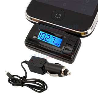 New FM Radio Transmitter+Car Charger for IPod IPhone 4 4S 3G 3GS 