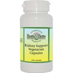 Alternative Health & Herbs Remedies Kidney Support Vegetarian Capsules 