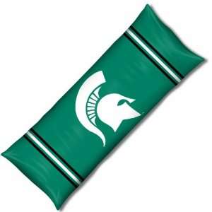   : Michigan State Spartans NCAA Full Body Pillow Green: Home & Kitchen