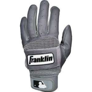 Franklin Adult Grey/Grey Natural Batting Gloves   Extra Large   Adult 