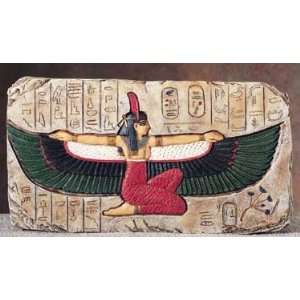  Plaque   Egyptian Goddess Maat   Collectible Figurine 
