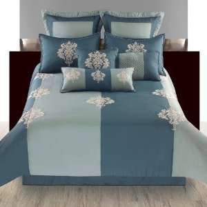  Hallmart Collectibles Karson Comforter Set   Queen: Home 