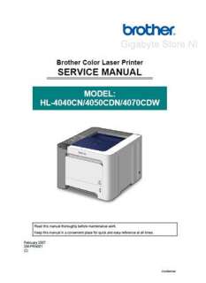 Brother HL 4040cn HL 4050cdn HL 4070cdw Service Manual  