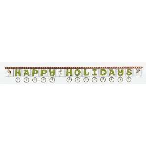  Happy Holidays Jointed Letter Banner Case Pack 17