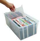 DVD Organizers CD Storage Boxes with dividers   MCB MB Clear *6 