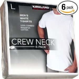   New Cotton Crew Neck Kirkland White T shirts