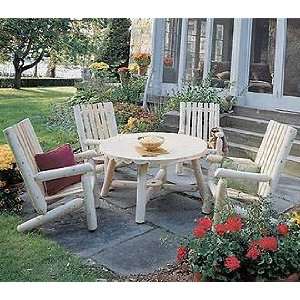  Northern White Cedar Round Table: Patio, Lawn & Garden
