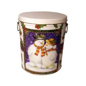 Snow Couple 3.5 gallon gourmet popcorn: Grocery & Gourmet Food