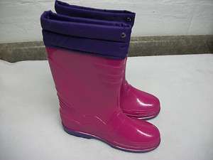 Girls Youth Snow Winter Boots Pink Nice Size 2 Y  