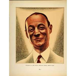  1930 Print Portrait Jesse Isidor Straus Ernest H. Baker 