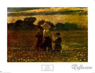 Winslow Homer In the Mowing Oil Painting repro  