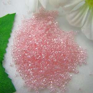  Miyuki delica seed beads 11/0 baby pink ceylon 8g: Home 