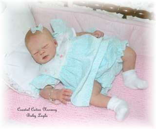 Reborn Gorgeous Baby Girl Landon Tamie Yarie ~ Painted Hair ~ No 