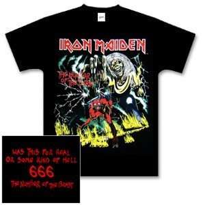    Iron Maiden T Shirt The Number of the Beast