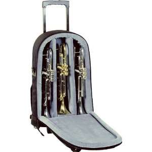 Allora Super Triple Trumpet Wheelie Bag 14 WBFSK Black Gard Synthetic 