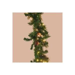   with Cones Artificial Christmas Garland   Clear Lights