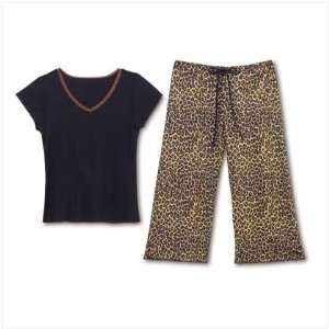  Leopard Print Pajama Set   XL 