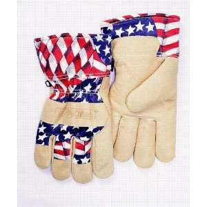  Winter Work Glove   Natural   Patriotic   1 Pair   Large 
