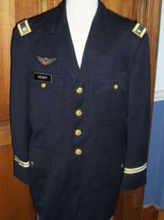 US Army Dress Blues Uniform Canadian Bullion Wings  