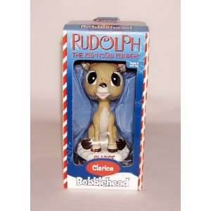   : Rudolph the Red nosed Reindeer: Clarice Bobblehead: Everything Else