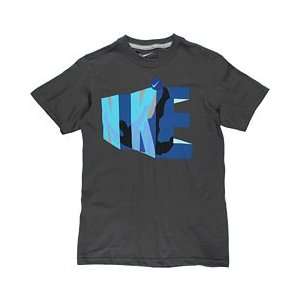 Nike 6.0 Kick Youth Boys T shirt   Charcoal (X Large)