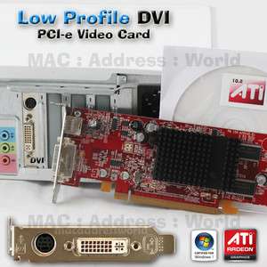 Dell Inspiron 530s 531s 535s Low Profile DVI PCI e x16 Video Card SFF 