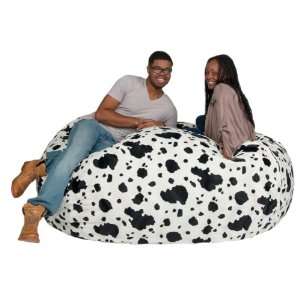  Bean Bag Chair Huge Love Seat Micro Suede 6 Cow Animal 