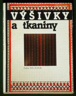 BOOK Slovak Folk Textiles ethnic weaving & embroidery pattern design 