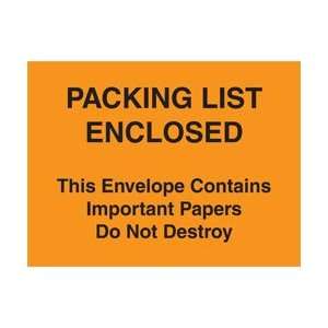 Red Packing List Enclosed Full Face (PL414) Category Packing List 