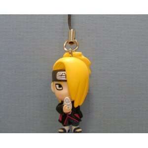 Anime Naruto Shippuden Figure Cell Phone Strap Keychain Deidara