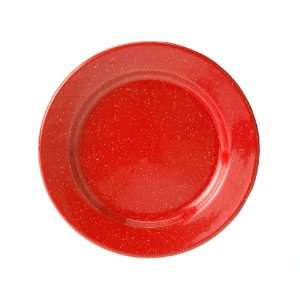  GSI Outdoors Red Graniteware Plate, 7 Inch Kitchen 