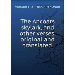   and translated William E. A. 1846 1913 Axon  Books