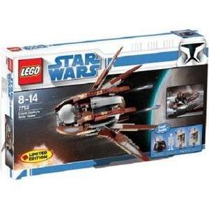 Lego Star Wars      Count Dookus Solar Sailer 7752   Sealed Box Mint 