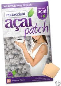 ACAI PATCH   ACAI BERRY PATCHES PACK OF 30. WEIGHT LOSS  