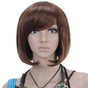  Short Brown Straight Wigs, Lace Front Wigs: Beauty