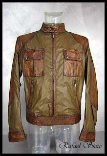 BELSTAFF Man Jacket 713177 Leather Antique Cuero Drury Blouson New 