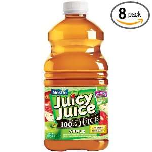 Juicy Juice Apple Juice, 64 Ounce Pet Bottles (Pack of 8)  