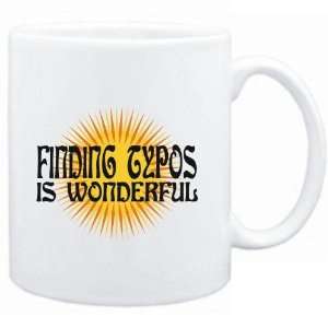  Mug White  Finding Typos is wonderful  Hobbies Sports 