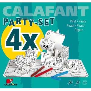  Calafant USA Party Set Pirates for 4: Toys & Games