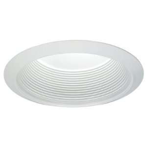   Housing Baffle Trim with Airtight Gasket in White 