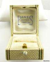 JEWELRY BOX   Ring Earring Case Vintage Estate Jewelry  