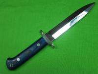 US Custom Hand Made VOORHIS Stiletto Micarta Fighting Knife  