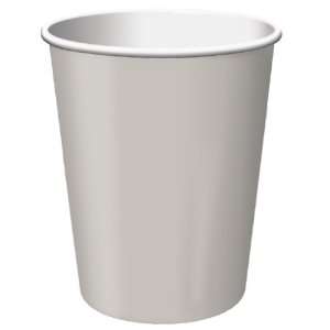  Silver Gray Paper Beverage Cups