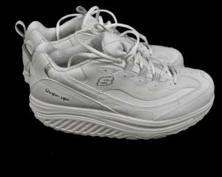 Skechers Womens SHAPE UPS Athletic Shoes White Silver Size 9  