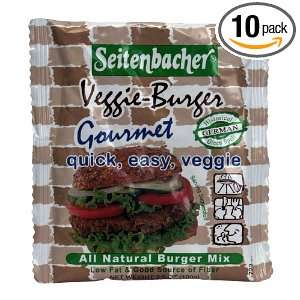 Seitenbacher Veggie Burger Mix, #2 Gourmet, 3.5 Ounce (Pack of 10 