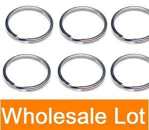 WHOLESALE LOT 1000 KEY RINGS 24mm 1 Split Ring Silver  