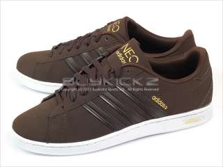 Adidas Derby Brown/Gold Classic Low 2012 3 Stripes Mens Neo Label 