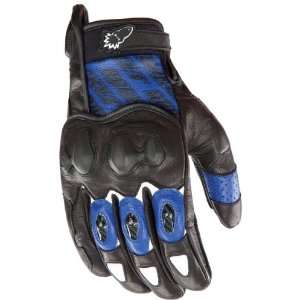  Joe Rocket Supermoto 2.0 Gloves   Medium/Blue/Black 