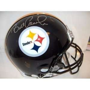  Bill Cowher Signed Steelers Riddell Proline Helmet: Sports 