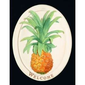  Pineapple Welcome Plaque By Ibis & Orchid Designs